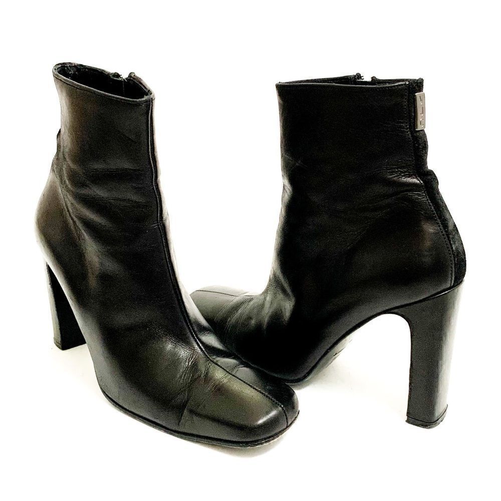 Versace Jean Couture Leather Boots